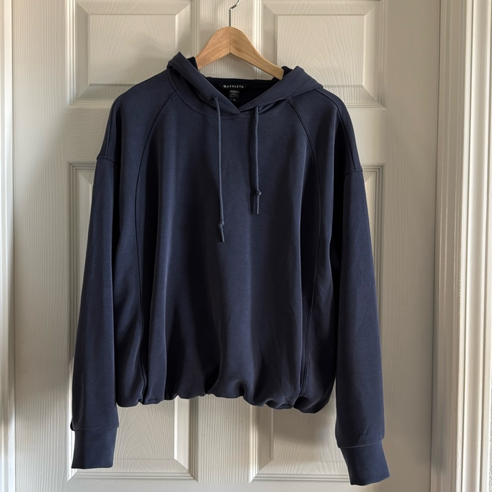 Athleta seasoft bubble hem hoody